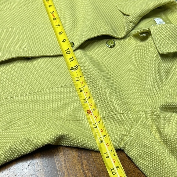 Casual corner size 6 blazer crop jacket lime green green with 4 button front - Picture 15 of 17